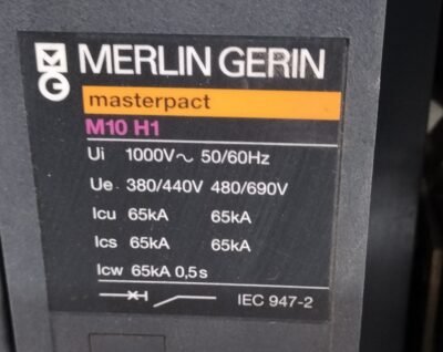 Merlin Gerin Masterpact M10 H1 Air Circuit Breaker 1000V